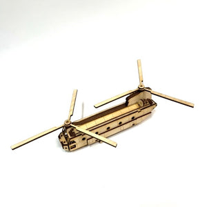 WOOD MODEL (Chinook Helicopter)