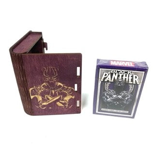 CARD BOX WITH CARDS (Black Panther)
